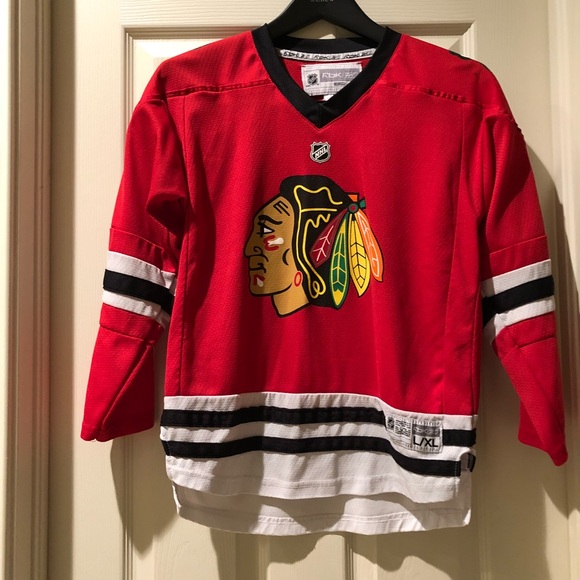 Reebok Other - Youth Blackhawks jersey size L/XL